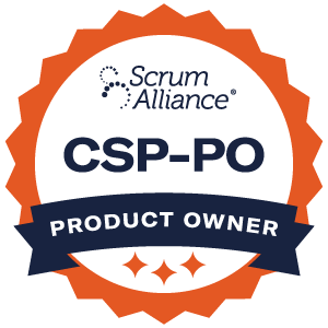 Zertifizierungs-Abzeichen: Certified Scrum Professional -Product Owner