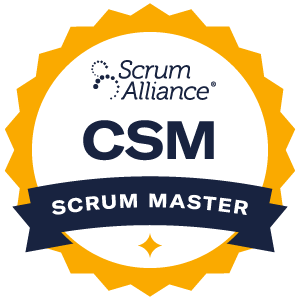 Zertifizierungs-Abzeichen: Certified ScrumMaster